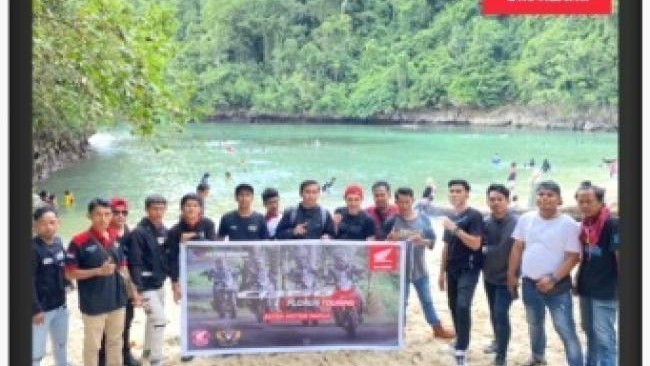 Honda Community Dua Komunitas Membaur Menuju Pantai Jayapura